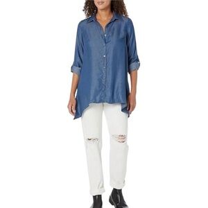 Blue Button-Up Shirt